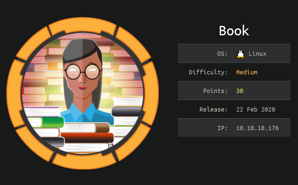 HackTheBox Writeup: Book