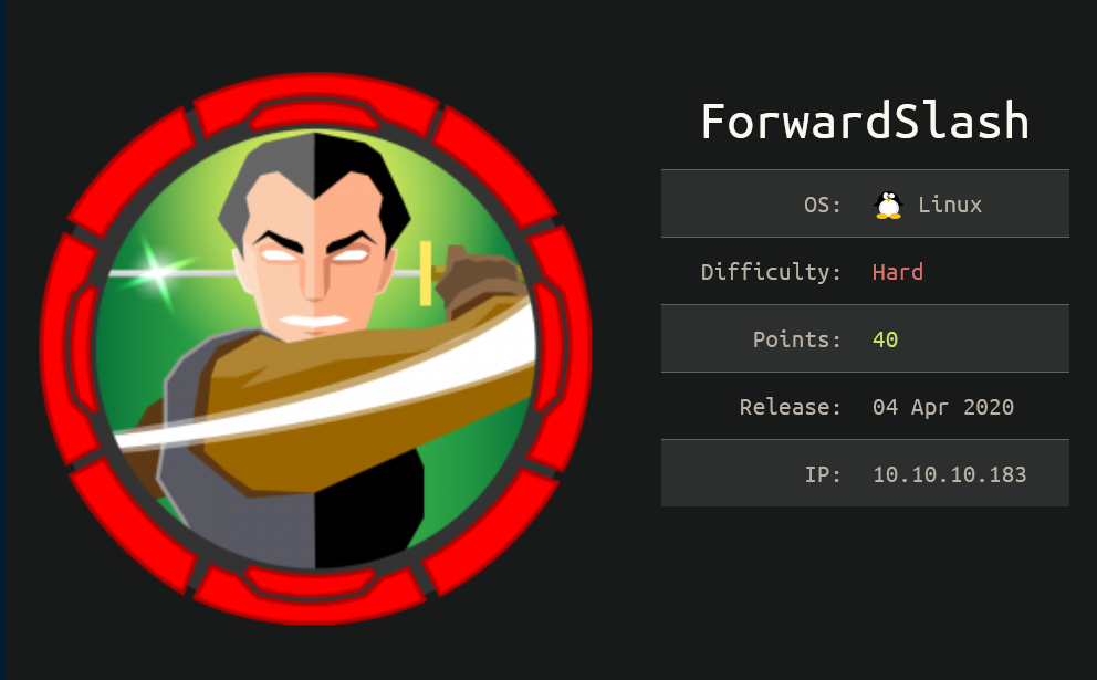 HackTheBox Writeup: ForwardSlash