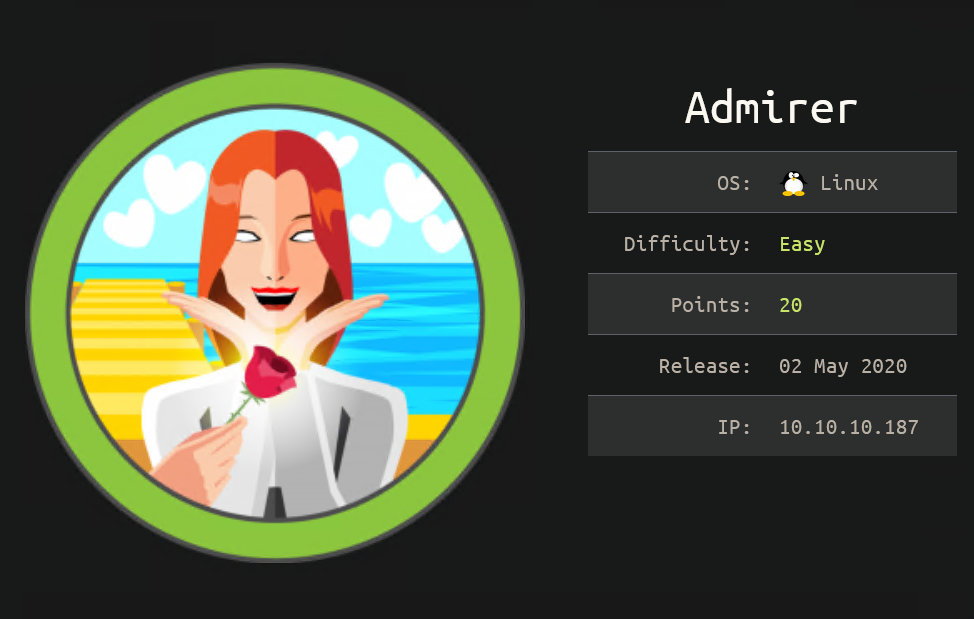 HackTheBox Writeup: Admirer